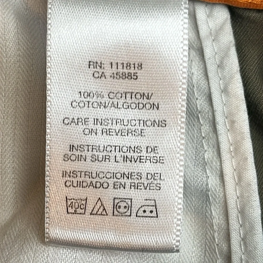 Michael Michael Kors cotton flat front chino 8” inseam shorts